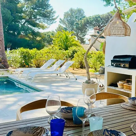 Vila Juliette Dans Le Golfe De Saint Tropez, A 250 M De La Grimaud