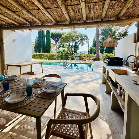 Vila Juliette Dans Le Golfe De Saint Tropez, A 250 M De La Grimaud